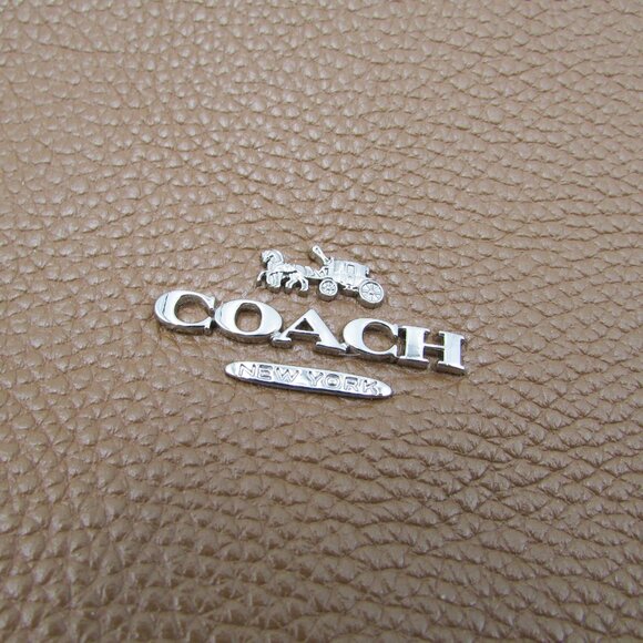 Coach Light Brown Saddle Pebbled Leather Chelsea Hobo Handbag Purse NWT - Picture 7 of 11